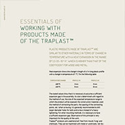PRINCIPLES OF WORKING WITH TRAPLAST MATERIALS